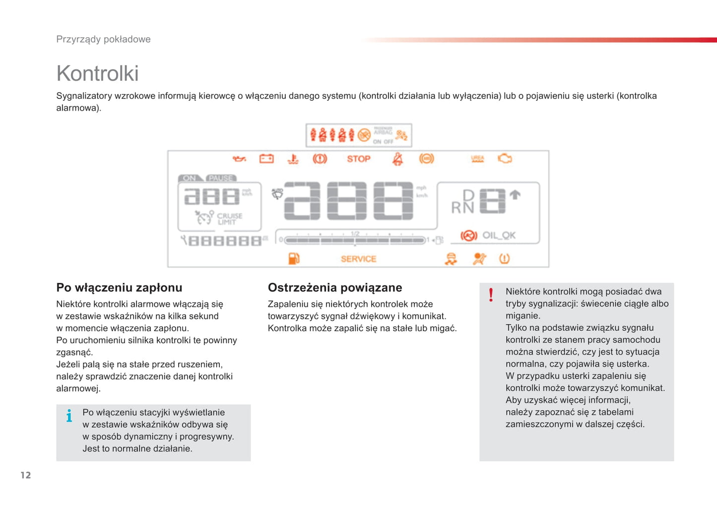 2015-2016 Citroën C4 Cactus Owner's Manual | Polish