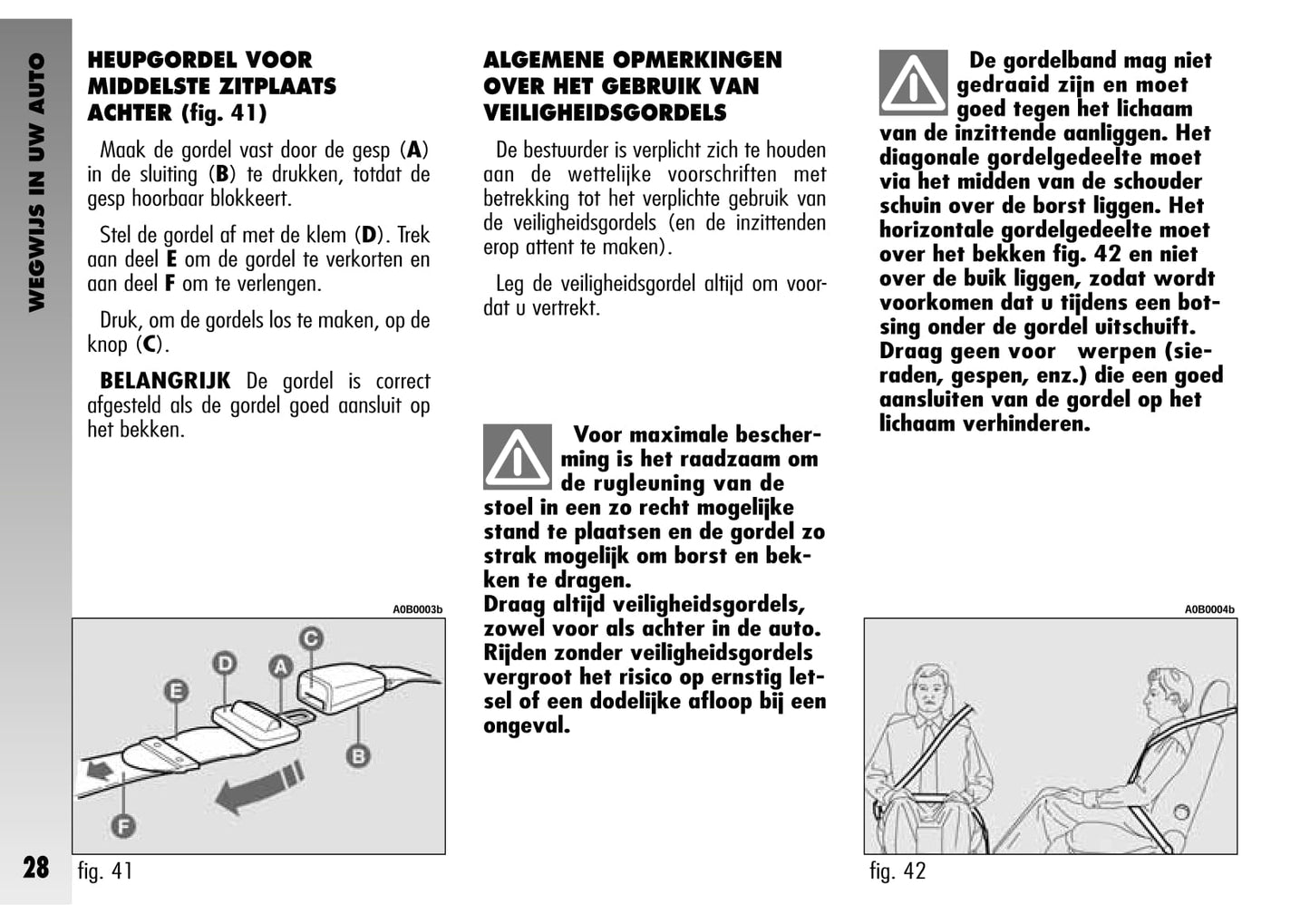 2002-2003 Alfa Romeo 156 GTA Owner's Manual | Dutch