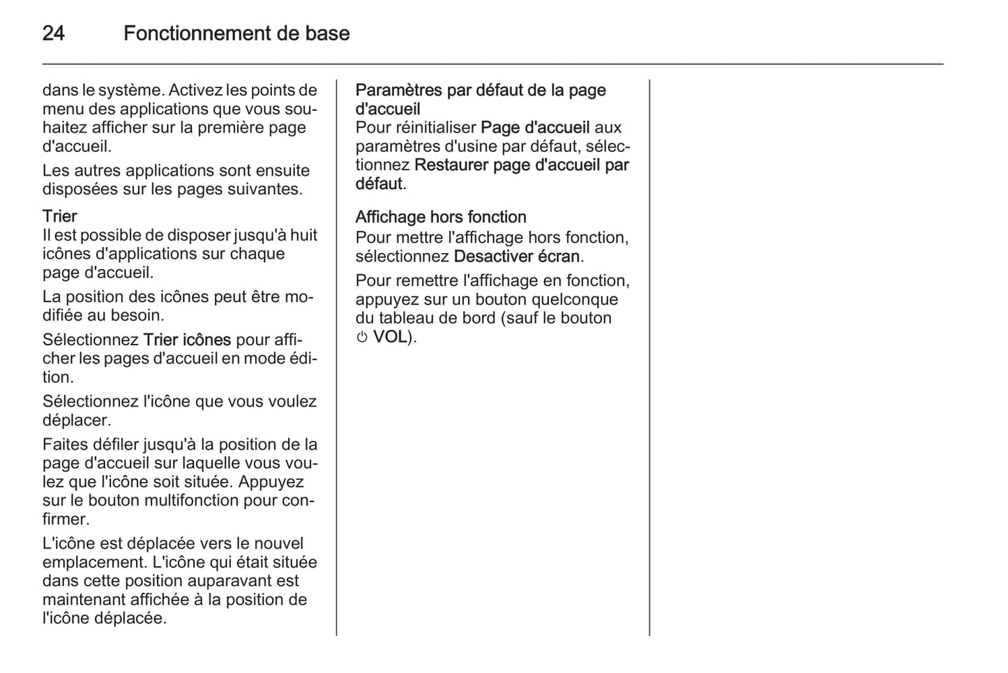 2012-2016 Opel Mokka Manuel du propriétaire | Français