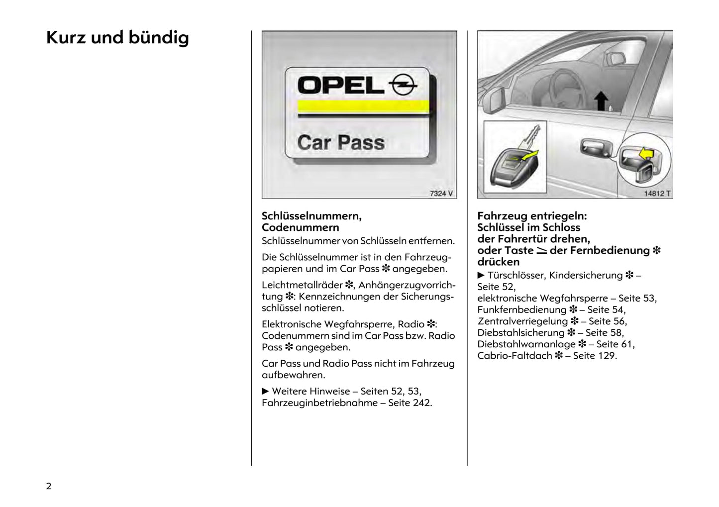 2000-2005 Opel Astra Bedienungsanleitung | Deutsch