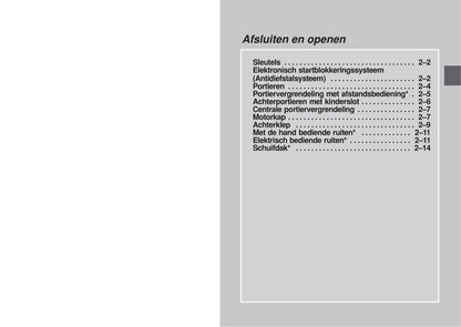 2002-2006 Mitsubishi Space Star Bedienungsanleitung | Niederländisch