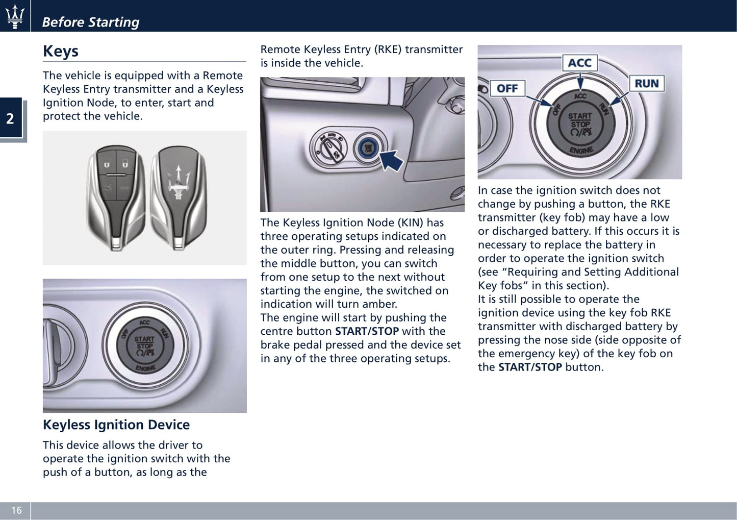 2016-2020 Maserati Levante Owner's Manual | English