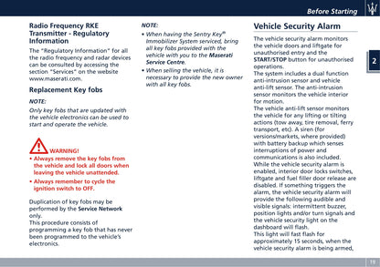 2016-2020 Maserati Levante Owner's Manual | English