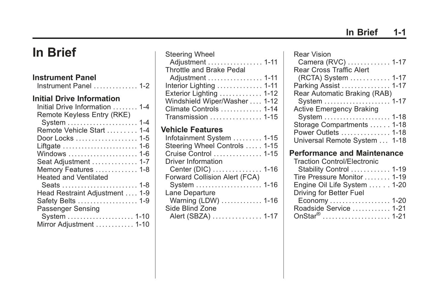 2015-2017 Cadillac SRX Owner's Manual | English