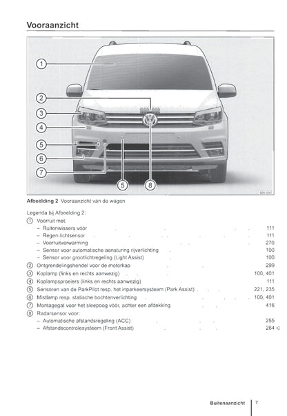 2015-2020 Volkswagen Caddy Manuel du propriétaire | Néerlandais