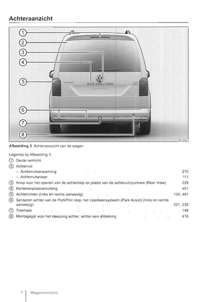 2015-2020 Volkswagen Caddy Manuel du propriétaire | Néerlandais