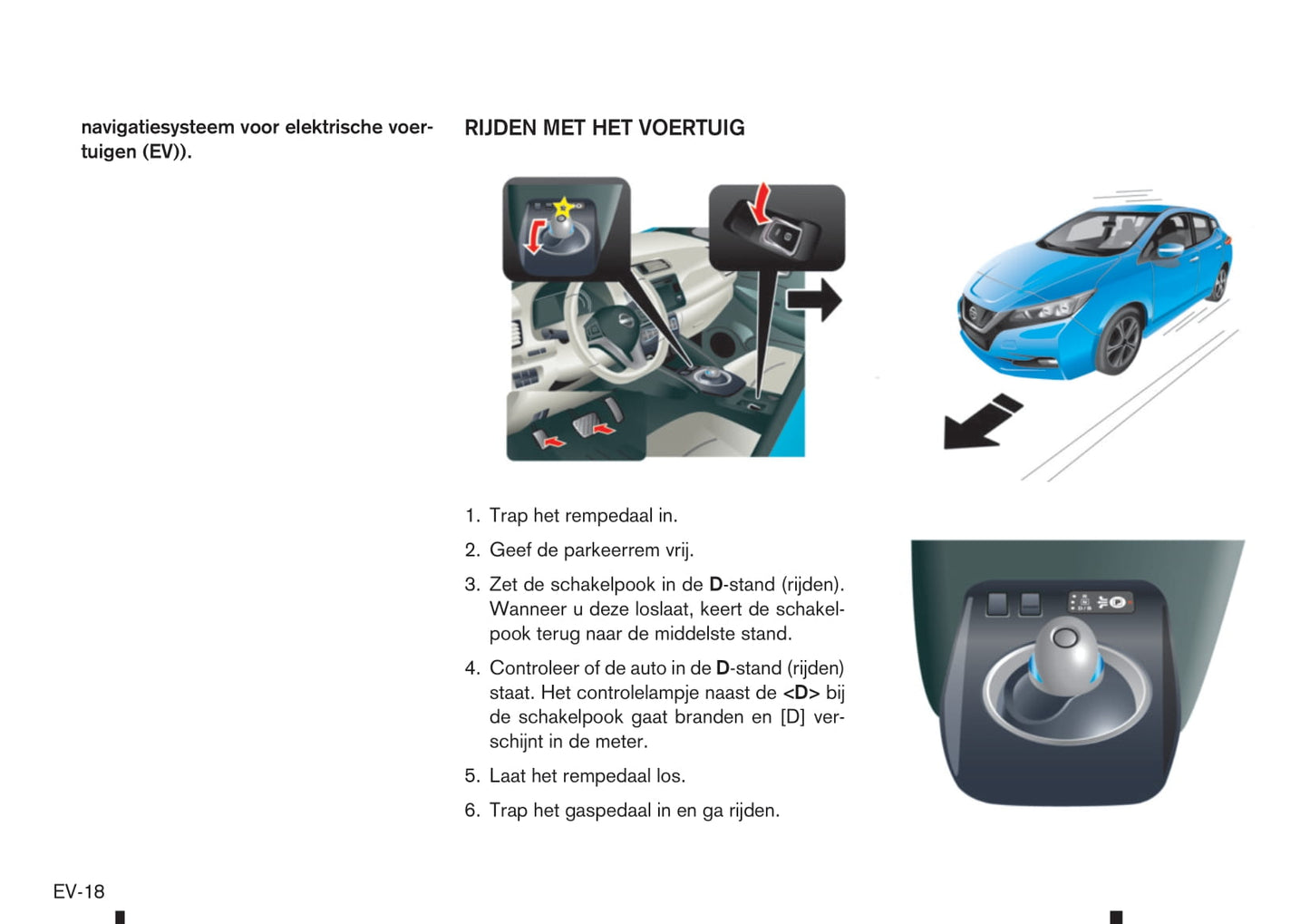 2017-2023 Nissan Leaf Bedienungsanleitung | Niederländisch