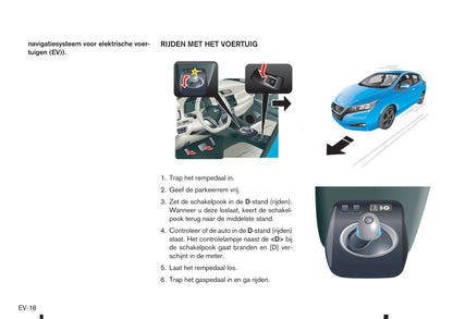 2017-2023 Nissan Leaf Bedienungsanleitung | Niederländisch