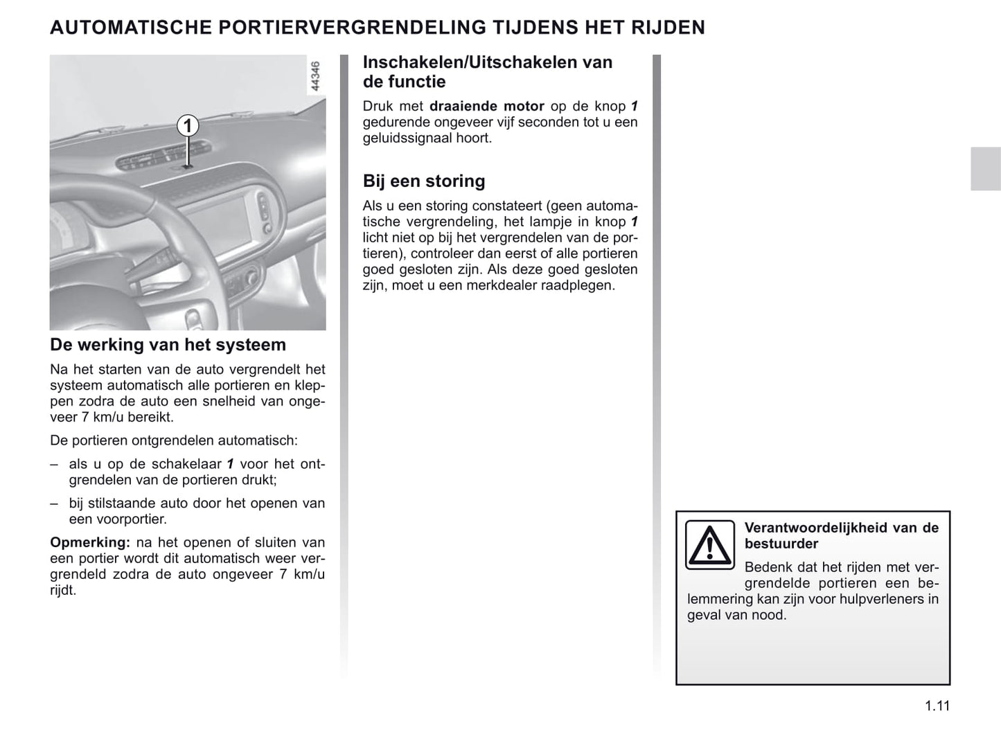 2019-2020 Renault Twingo Bedienungsanleitung | Niederländisch