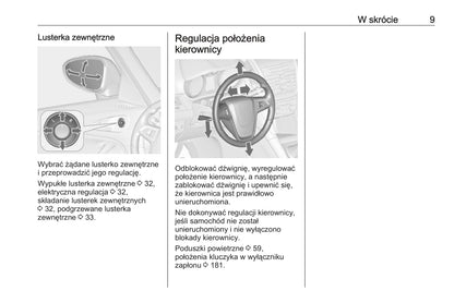 2011-2016 Opel Zafira/Zafira Tourer Owner's Manual | Polish