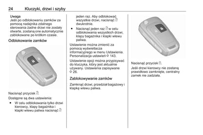 2011-2016 Opel Zafira/Zafira Tourer Owner's Manual | Polish