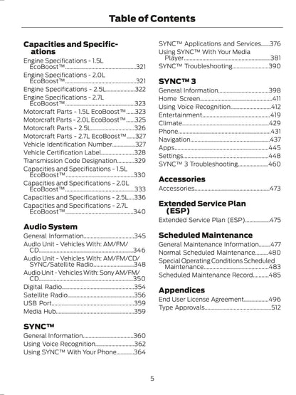 2017 Ford Fusion Owner's Manual | English