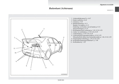 2008-2017 Mitsubishi Lancer Evolution Bedienungsanleitung | Niederländisch