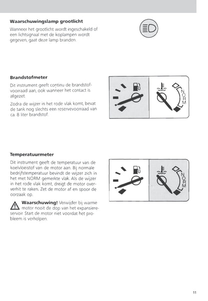 1992-1995 Ford Escort Gebruikershandleiding | Nederlands