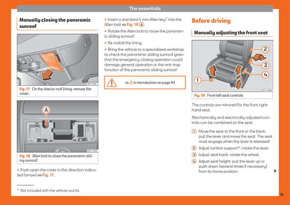 2017-2019 Seat Alhambra Gebruikershandleiding | Engels