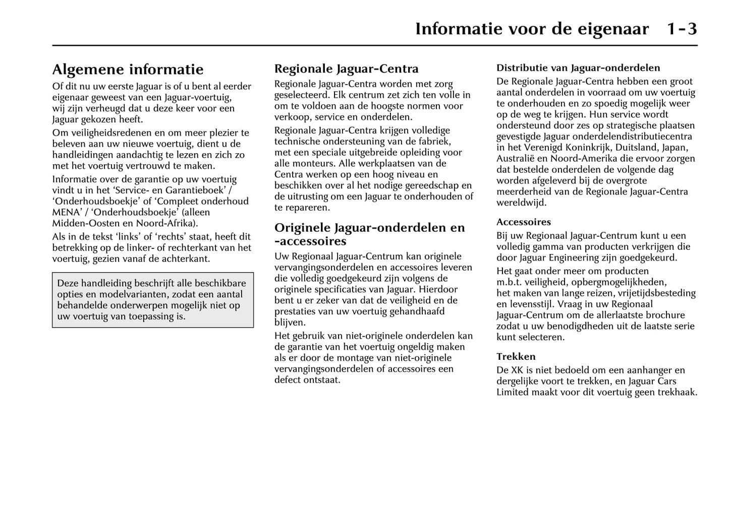 2004-2005 Jaguar XK Gebruikershandleiding | Nederlands