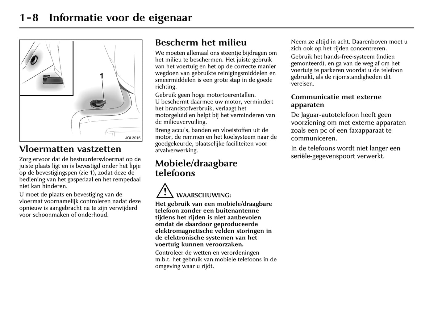 2004-2005 Jaguar XK Gebruikershandleiding | Nederlands