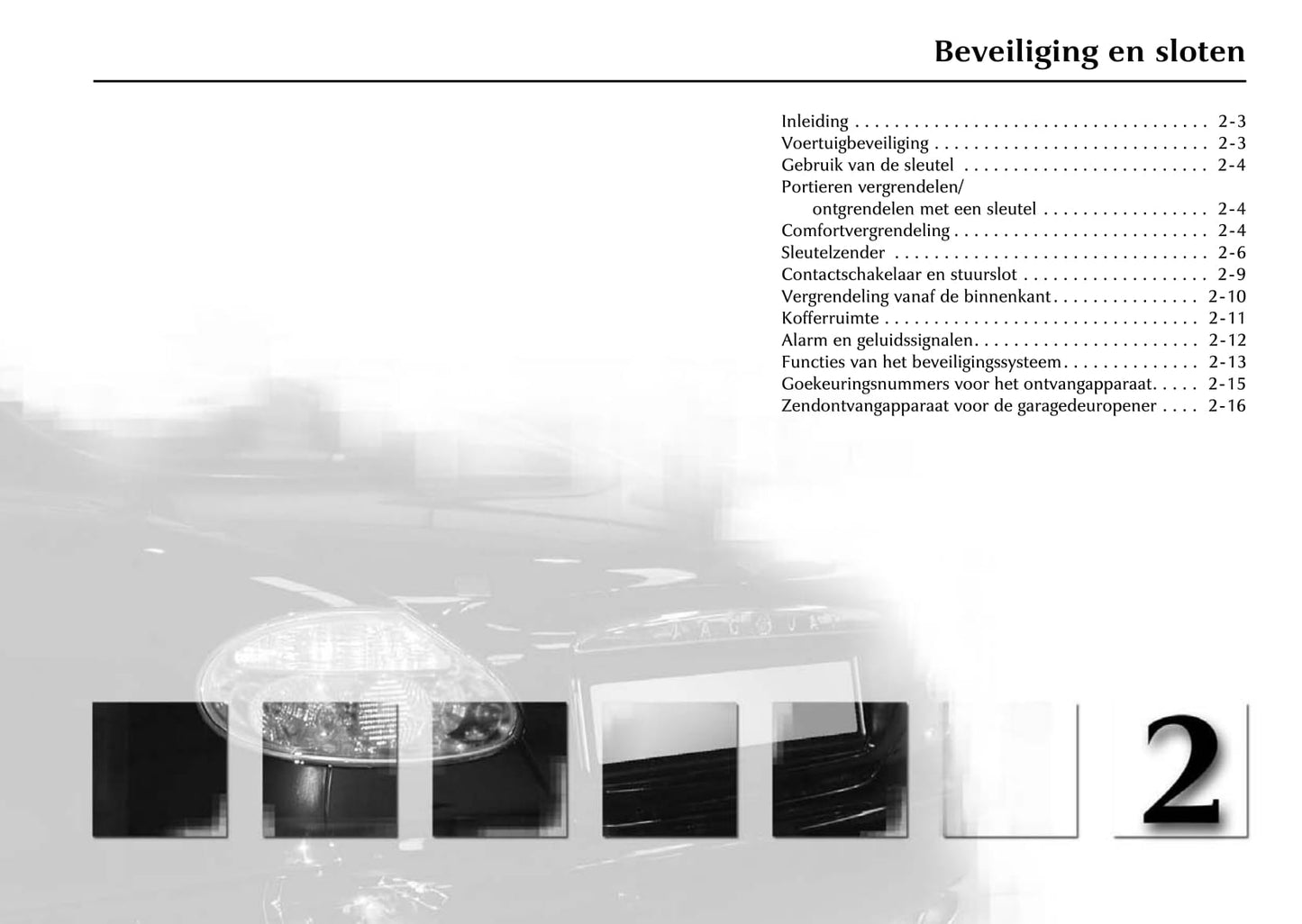 2004-2005 Jaguar XK Gebruikershandleiding | Nederlands