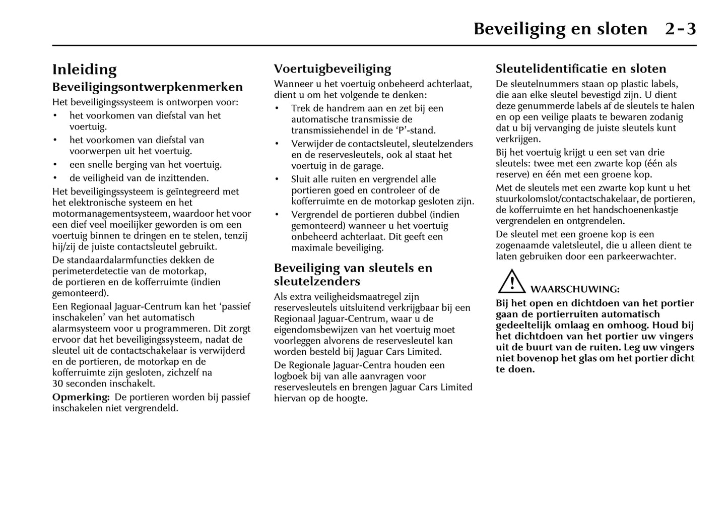 2004-2005 Jaguar XK Gebruikershandleiding | Nederlands