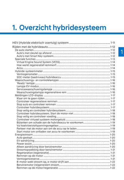 2020-2021 Hyundai Kona Hybrid Bedienungsanleitung | Niederländisch