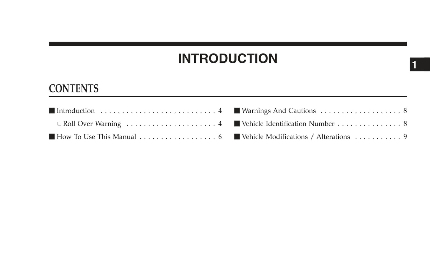 2007 Jeep Liberty Owner's Manual | English