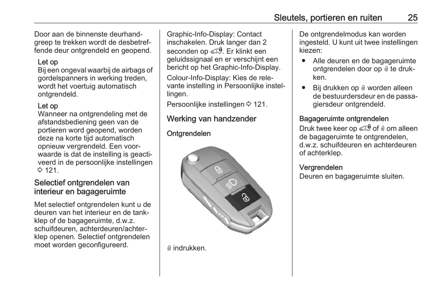 2019 Opel Combo Gebruikershandleiding | Nederlands