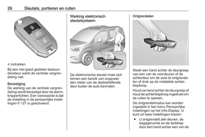 2019 Opel Combo Gebruikershandleiding | Nederlands