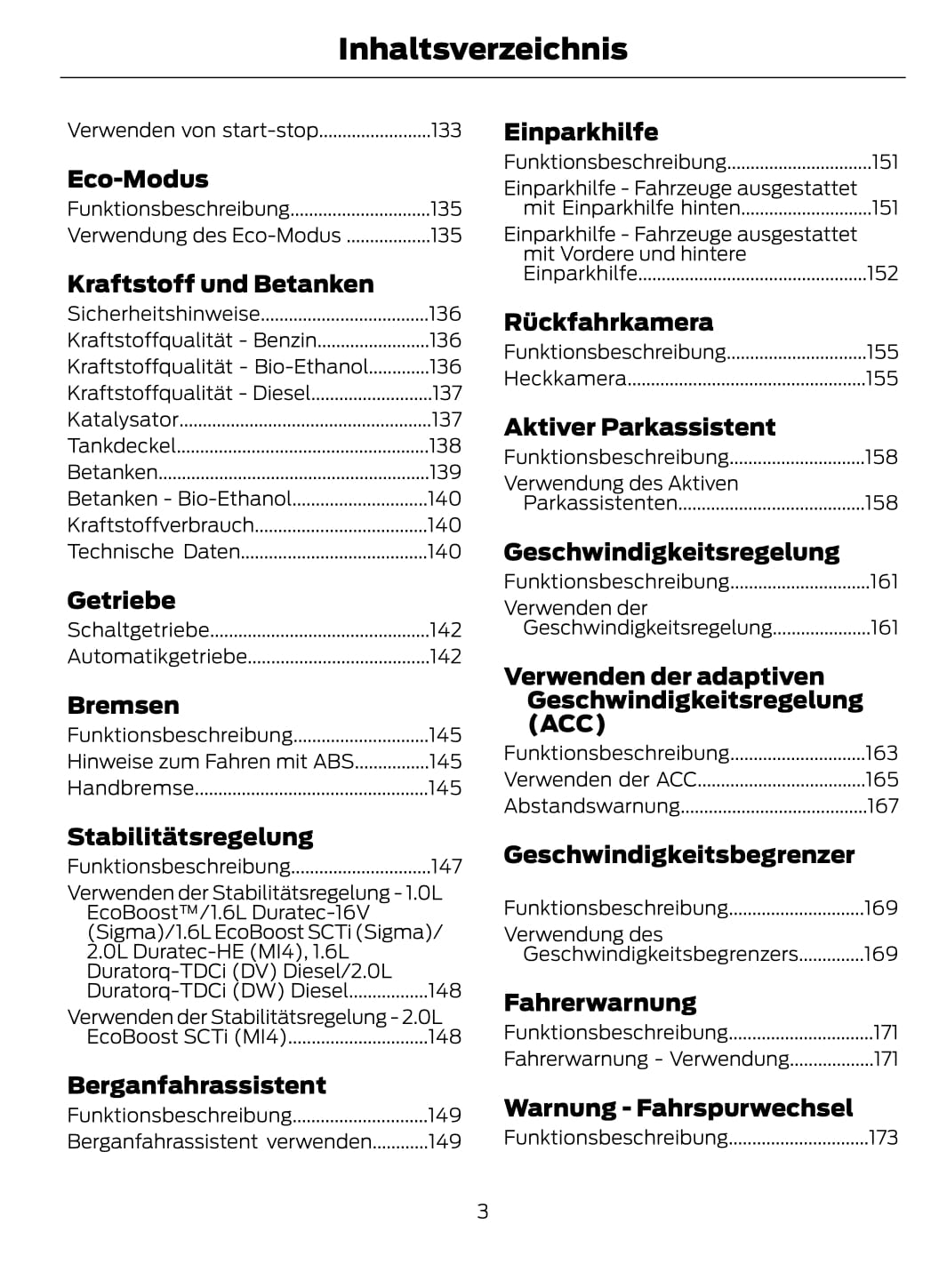 2013-2014 Ford Focus Owner's Manual | German