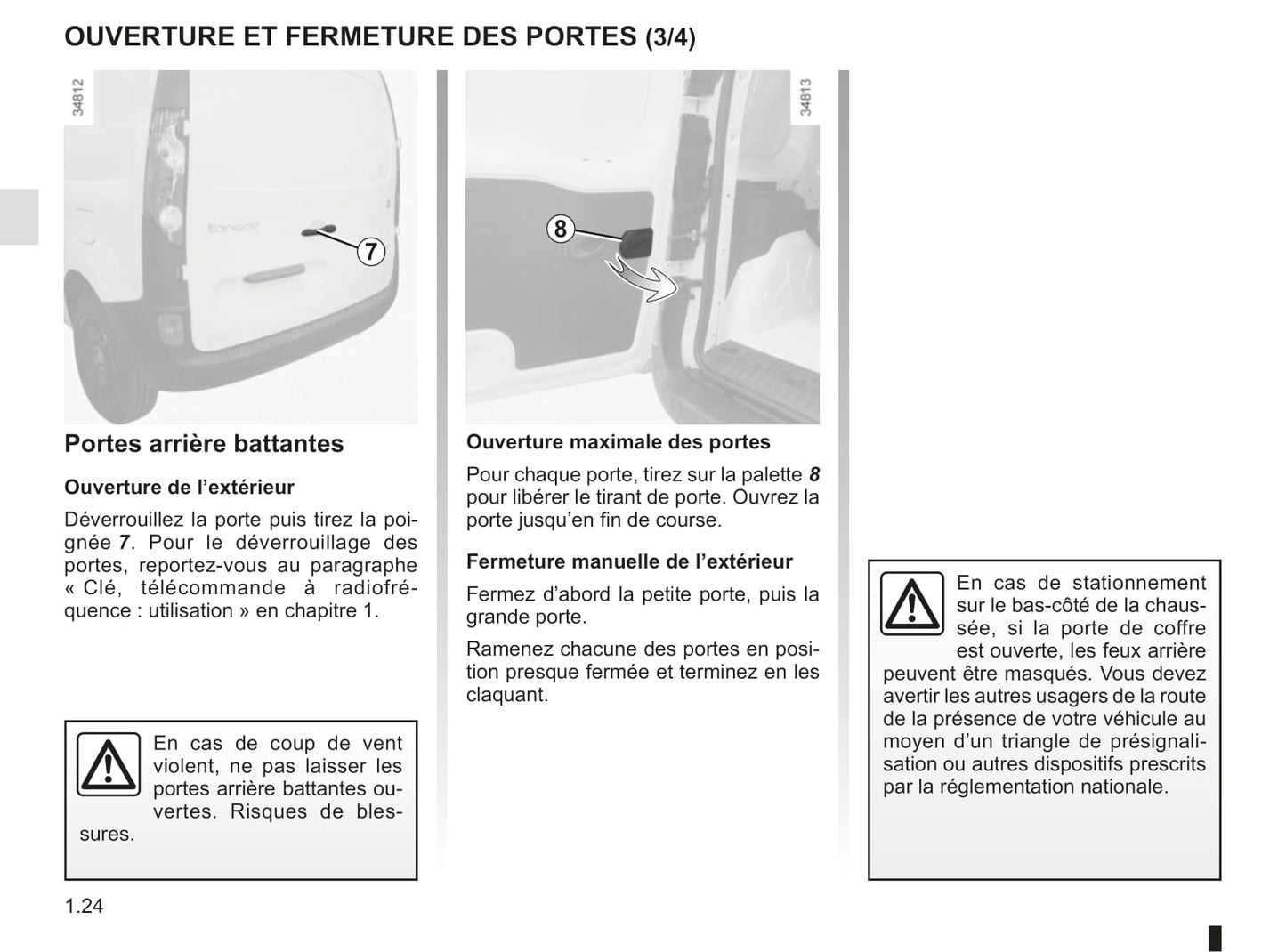 2013-2016 Renault Kangoo Manuel du propriétaire | Français