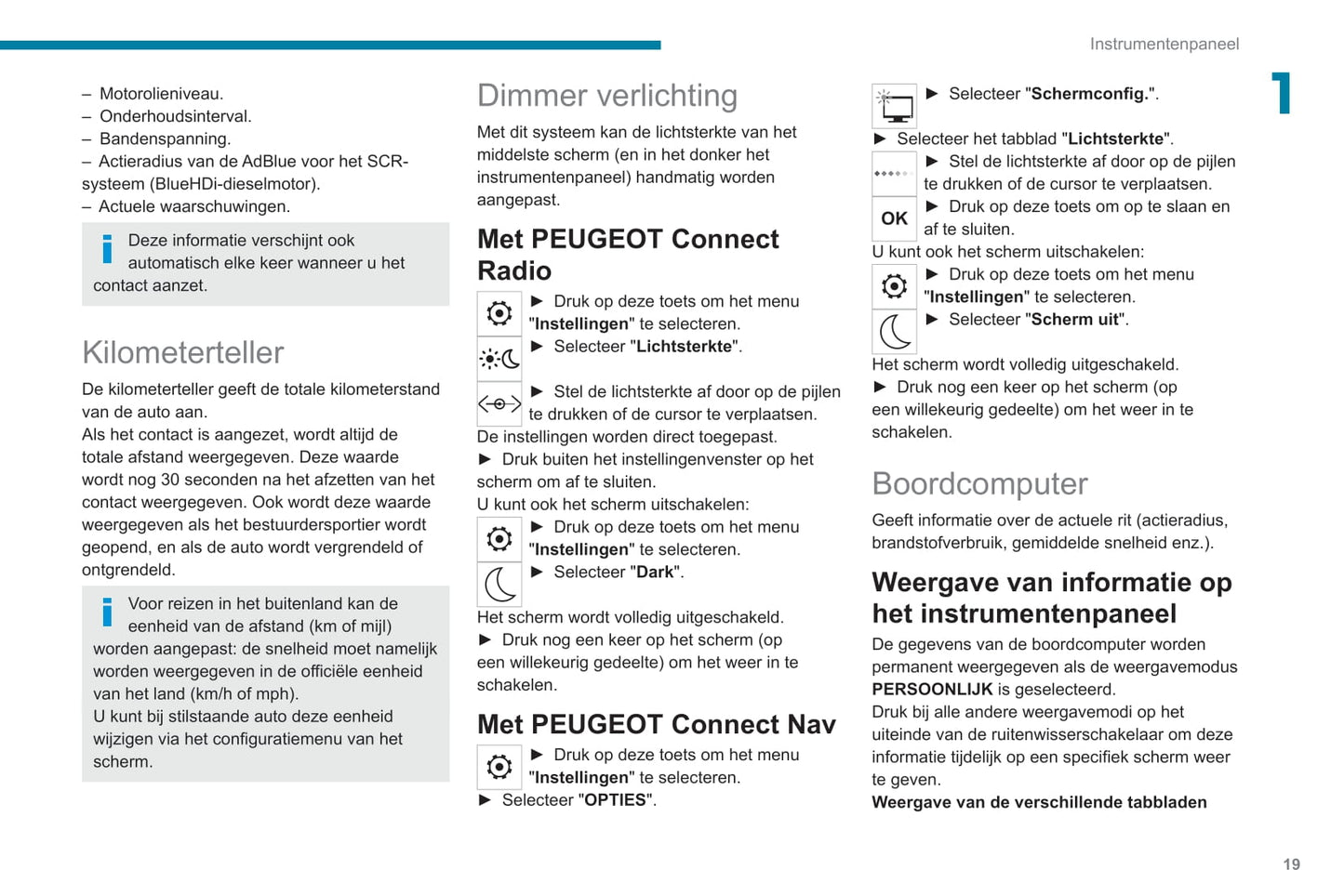 2020-2021 Peugeot 308 Bedienungsanleitung | Niederländisch