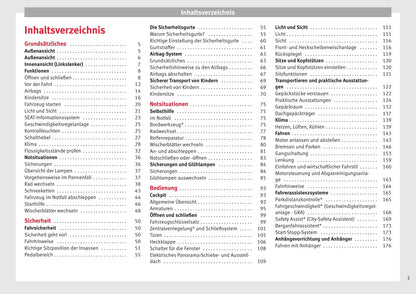 2017-2018 Seat Mii Owner's Manual | German