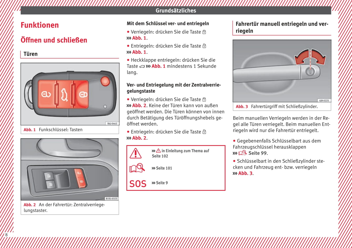 2017-2018 Seat Mii Owner's Manual | German