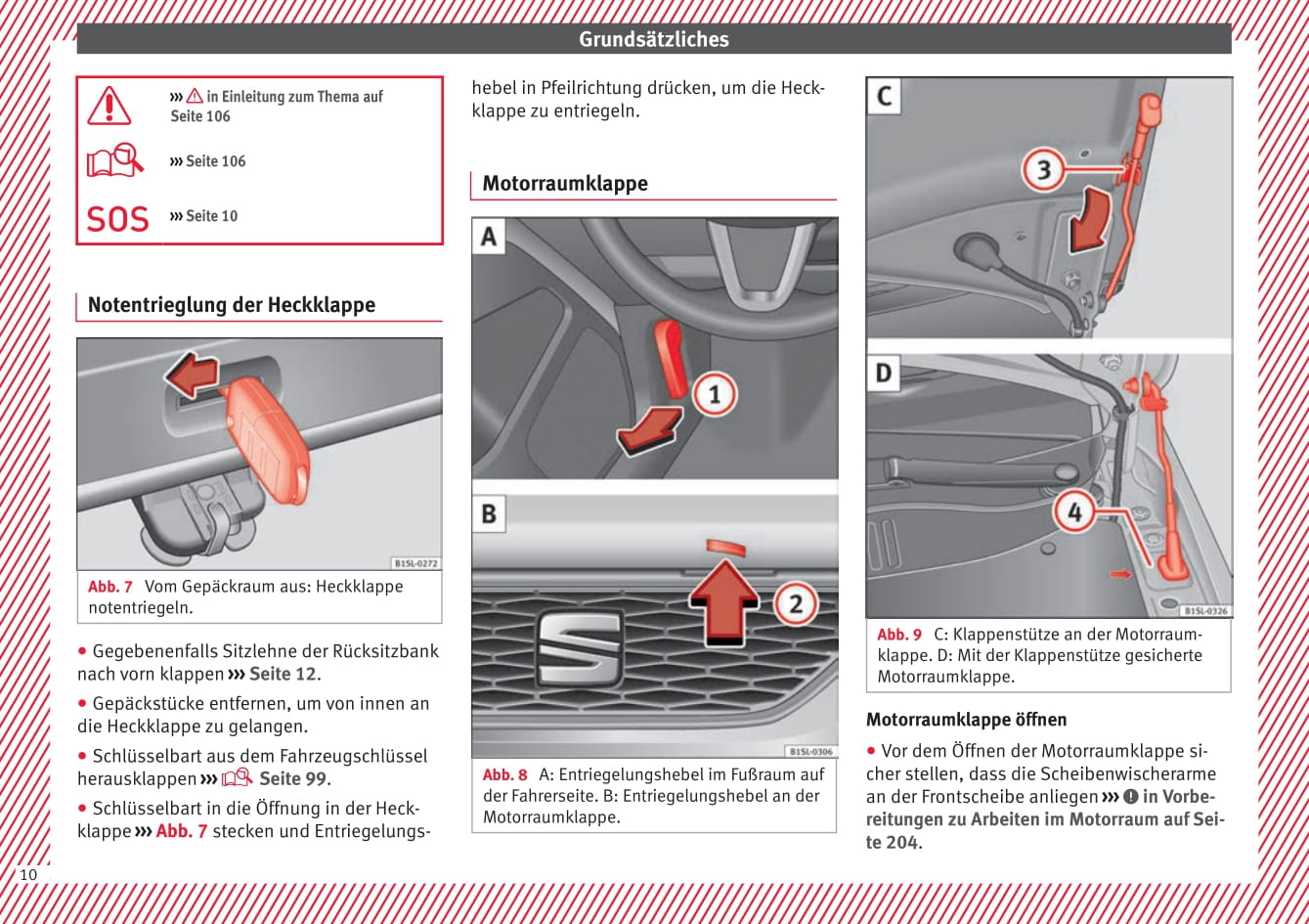 2017-2018 Seat Mii Owner's Manual | German