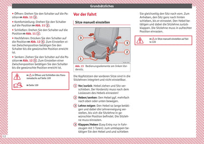 2017-2018 Seat Mii Owner's Manual | German