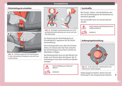 2017-2018 Seat Mii Owner's Manual | German