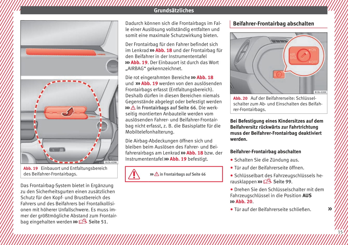 2017-2018 Seat Mii Owner's Manual | German