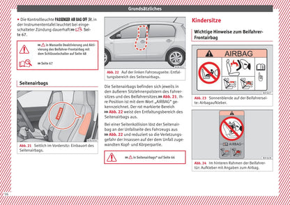 2017-2018 Seat Mii Owner's Manual | German