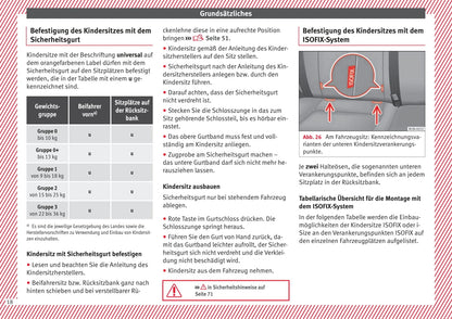 2017-2018 Seat Mii Owner's Manual | German