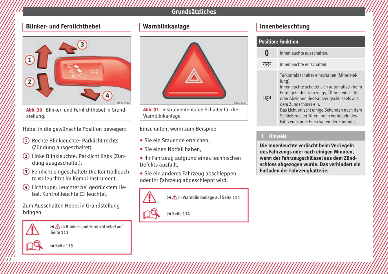 2017-2018 Seat Mii Owner's Manual | German