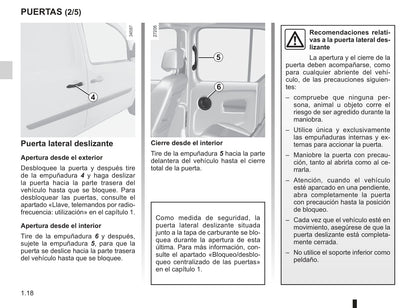 2012-2013 Renault Kangoo Manuel du propriétaire | Espagnol