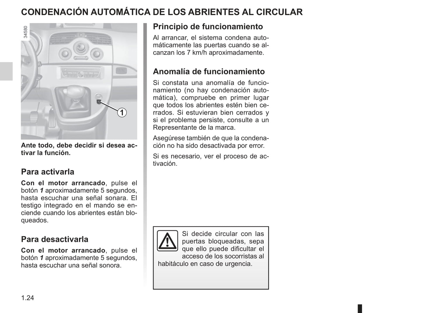 2012-2013 Renault Kangoo Manuel du propriétaire | Espagnol