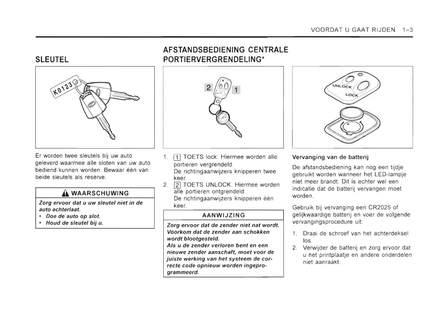 2001-2006 SsangYong Rexton Owner's Manual | Dutch