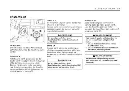 2001-2006 SsangYong Rexton Owner's Manual | Dutch