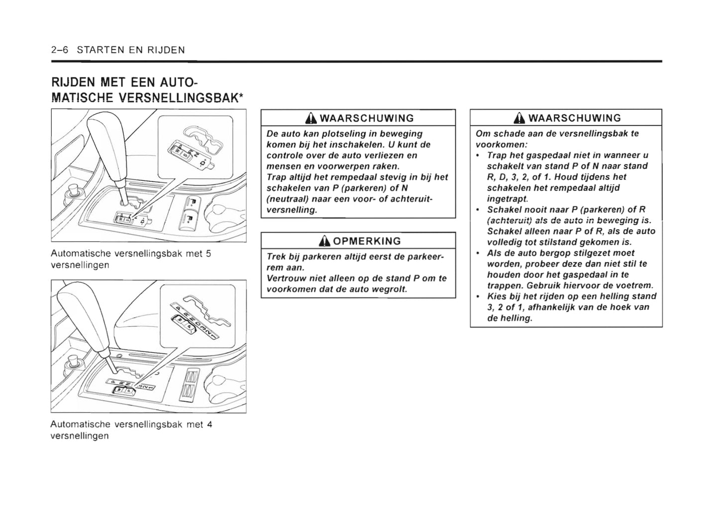 2001-2006 SsangYong Rexton Owner's Manual | Dutch