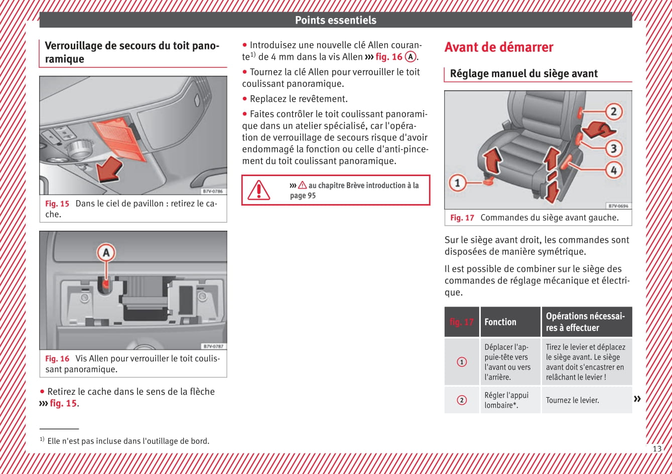 2010-2015 Seat Alhambra Gebruikershandleiding | Frans