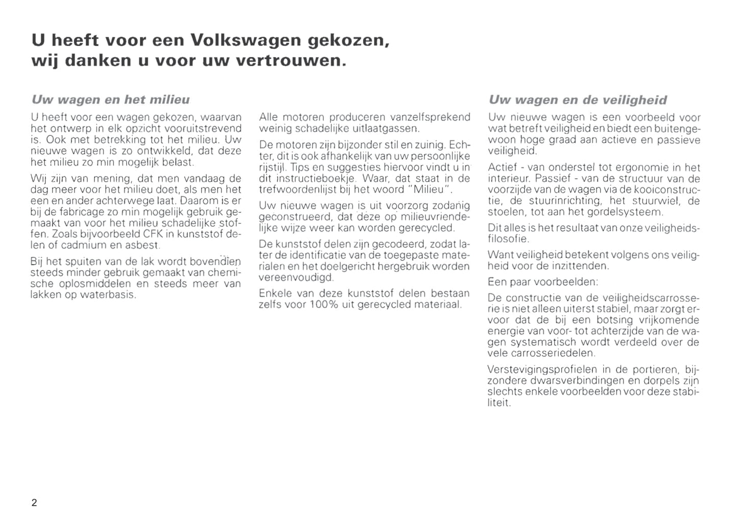 1996-1999 Volkswagen Polo Classic Gebruikershandleiding | Nederlands