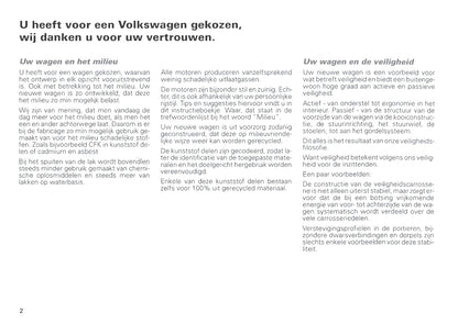 1996-1999 Volkswagen Polo Classic Gebruikershandleiding | Nederlands