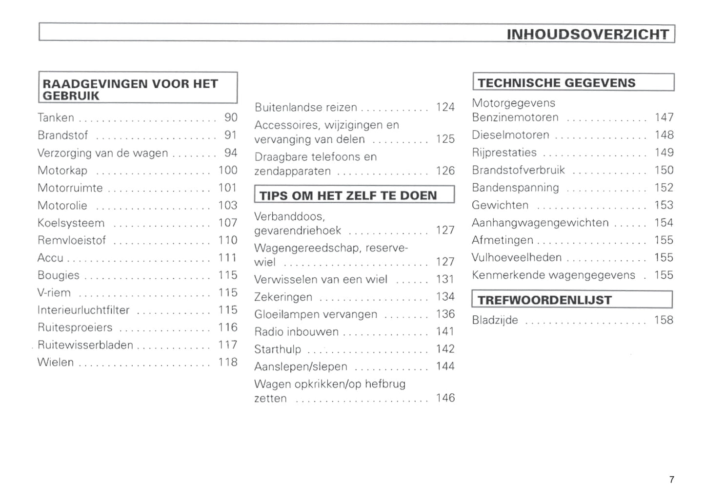 1996-1999 Volkswagen Polo Classic Gebruikershandleiding | Nederlands