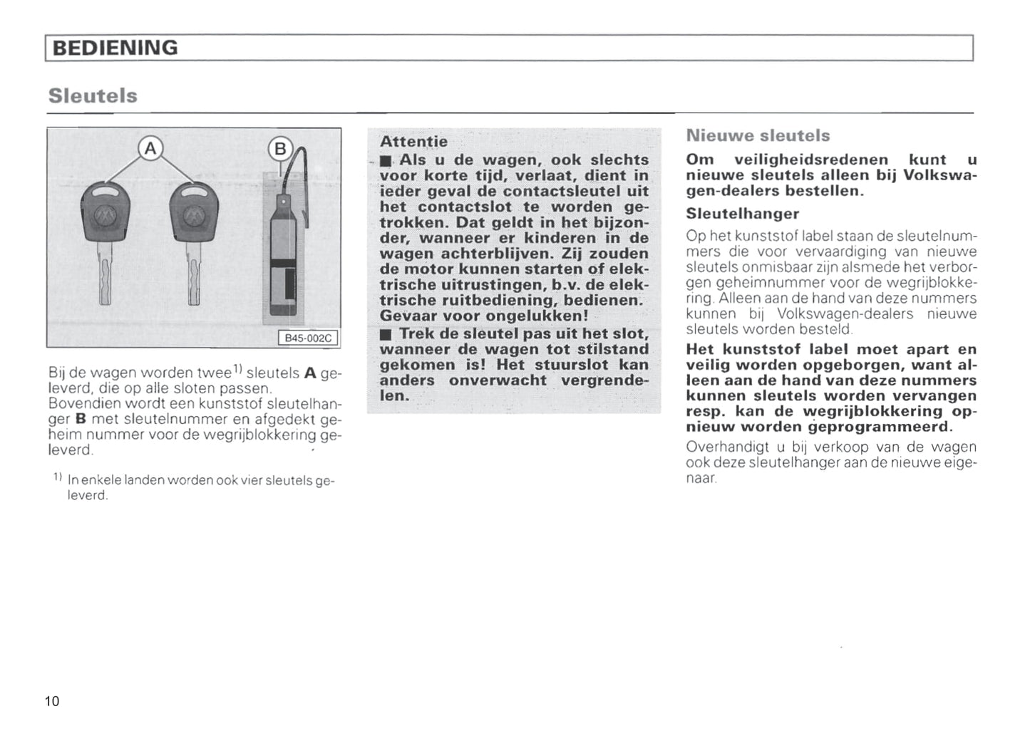 1996-1999 Volkswagen Polo Classic Gebruikershandleiding | Nederlands