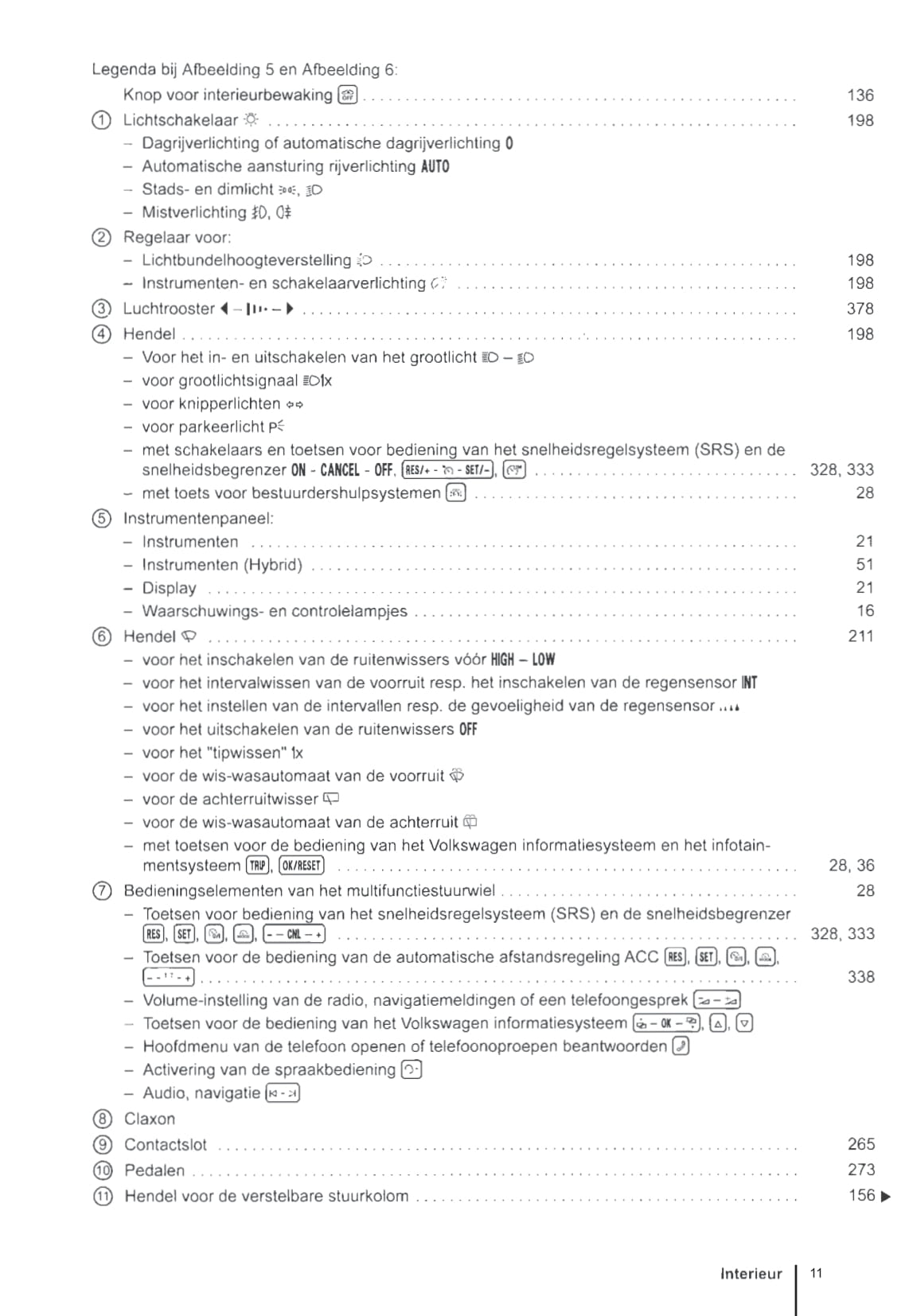 2012-2016 Volkswagen Golf Owner's Manual | Dutch